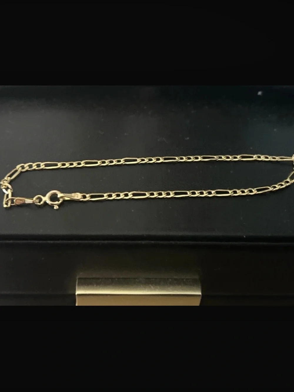 Gold Figaro Link Bracelet - Men's Classic Chain or women’s